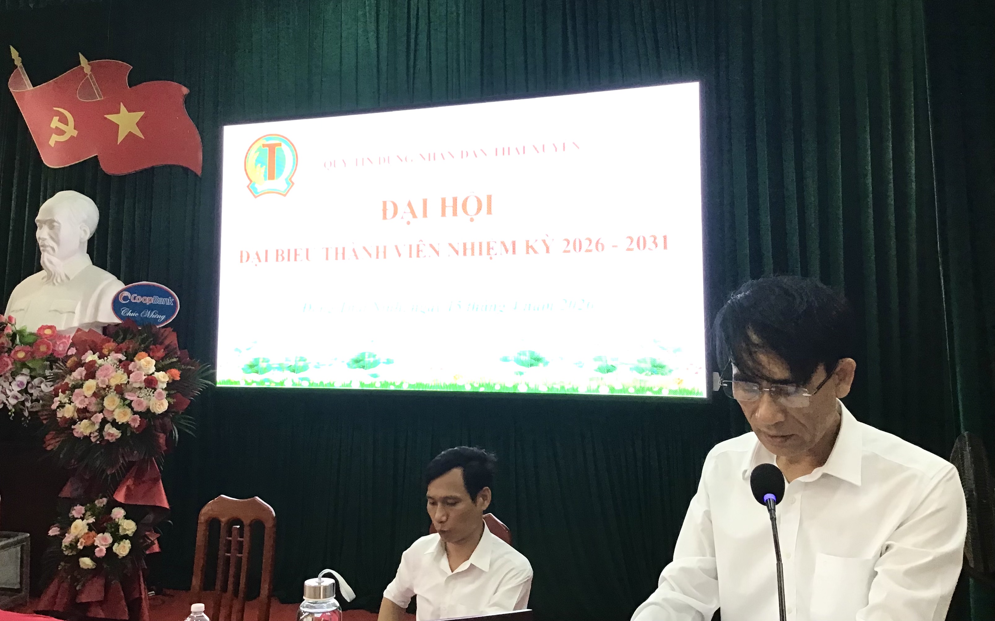 Quỹ Tín dụng nhân dân Thái Xuyên tổ chức Đại hội đại biểu thành viên nhiệm kỳ 2026 – 2031
