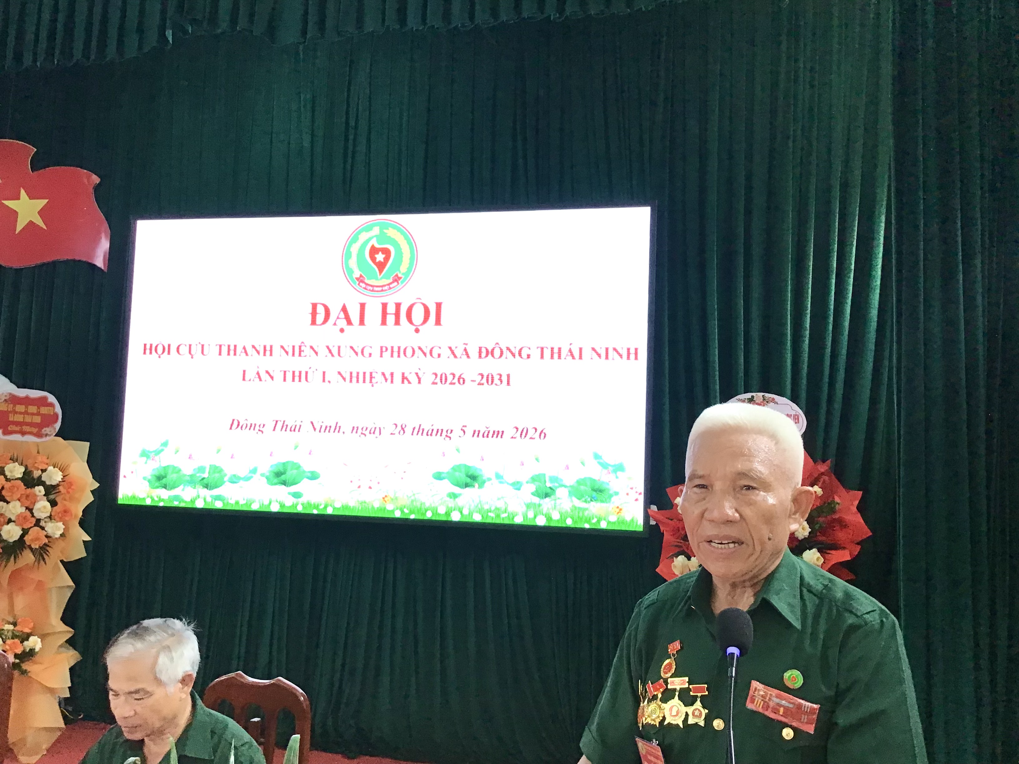 Đại hội đại biểu Hội Cựu thanh niên xung phong xã Đông Thái  Ninh lần thứ nhất, nhiệm kỳ 2026 - 2031