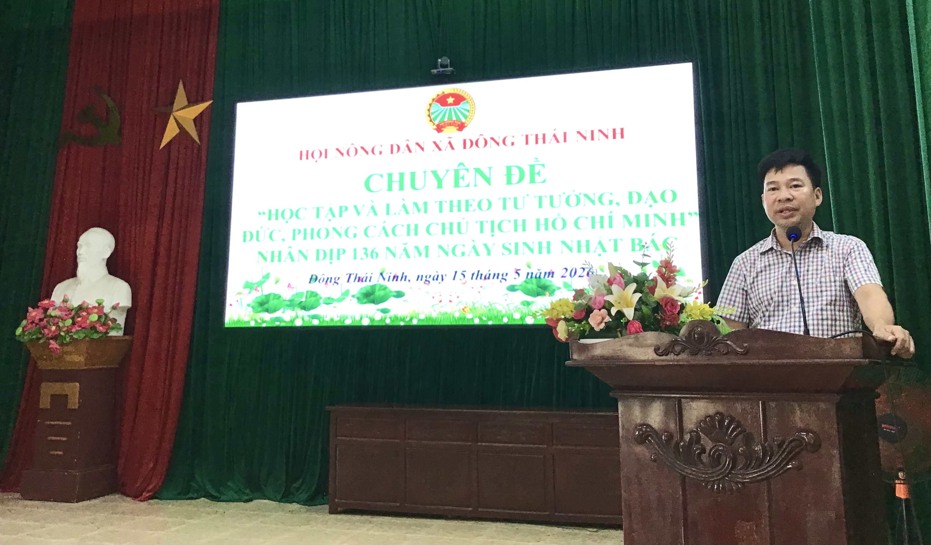 , Hội nông dân xã Đông Thái Ninh tổ chức sinh hoạt học tập, quán triệt, tuyên truyền và triển khai chuyên đề năm 2026 “Học tập và làm theo tư tưởng, đạo đức, phong cách Hồ Chí Minh